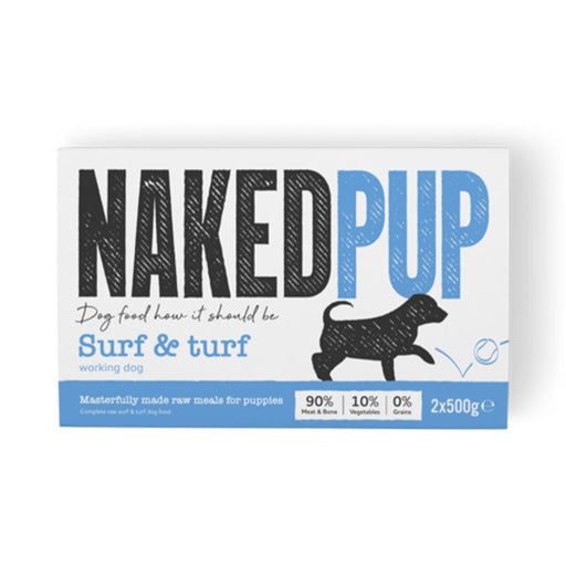 Naked Dog Puppy Surf & Turf 2x500g