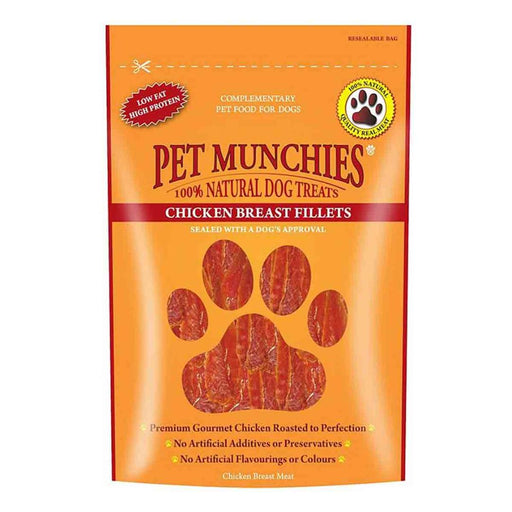 Pet Munchies Chicken Breast Fillets 100g