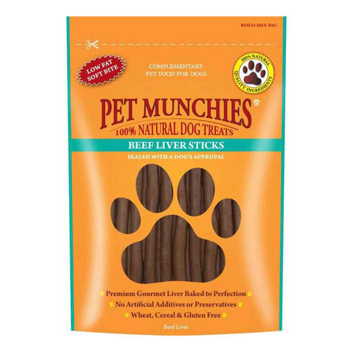 Pet Munchies Beef Liver Sticks 90g