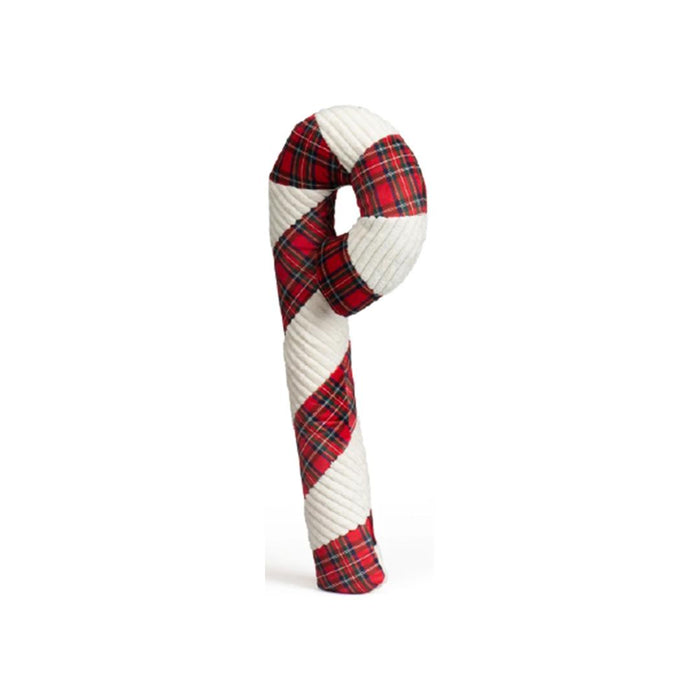 HuggleHounds Tartan Candy Cane lrg