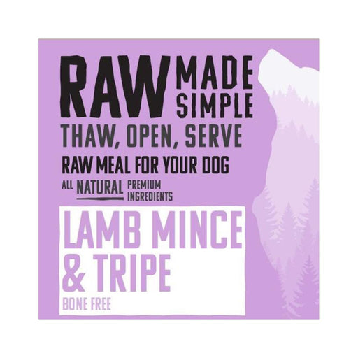 RMS Lamb Mince & Tripe Bone Free 500g