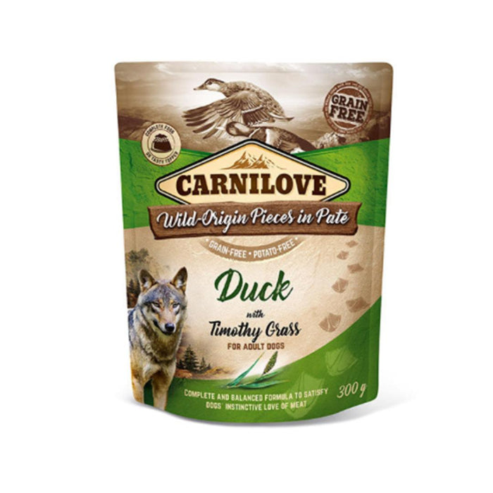 Carnilove Dog Pouch Duck & Timothy Grass 300g