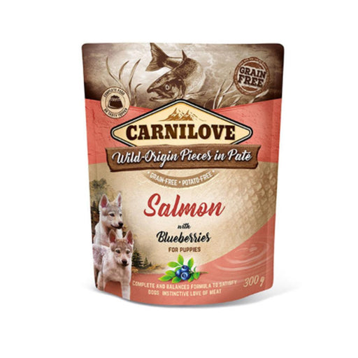 Carnilove Dog Pouch Salmon & Blueberries Puppy 300g