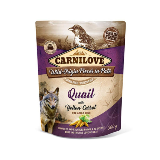 Carnilove Dog Pouch Quail & Yellow Carrot 300g