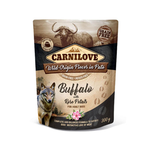 Carnilove Dog Pouch Buffalo & Rose Petals 300g