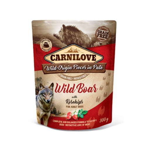 Carnilove Dog Pouch Wild Boar & Rosehips 300g