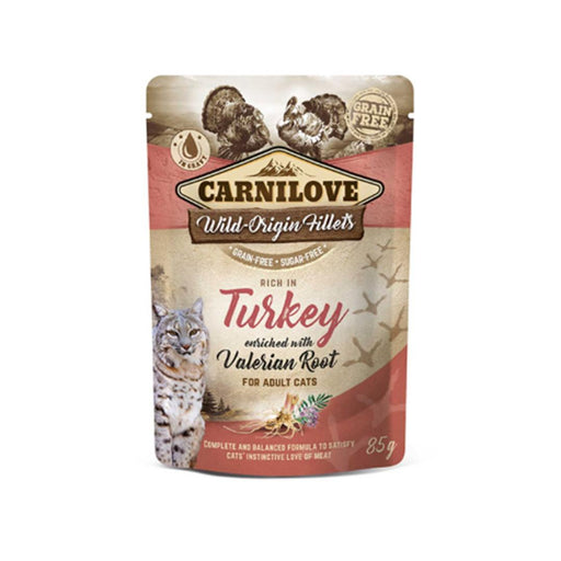 Carnilove Cat Pouch Turkey & Valerian 85g