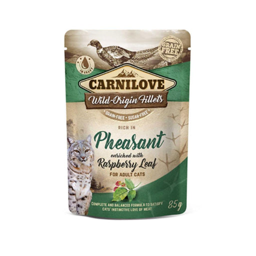 Carnilove Cat Pouch Pheasant & Raspberry Leaves 85g