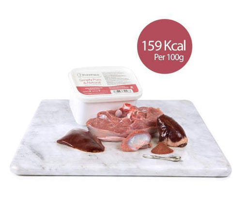 Purrform Tub ADULT Turkey & Ground Bone with Heart & Liver 450g