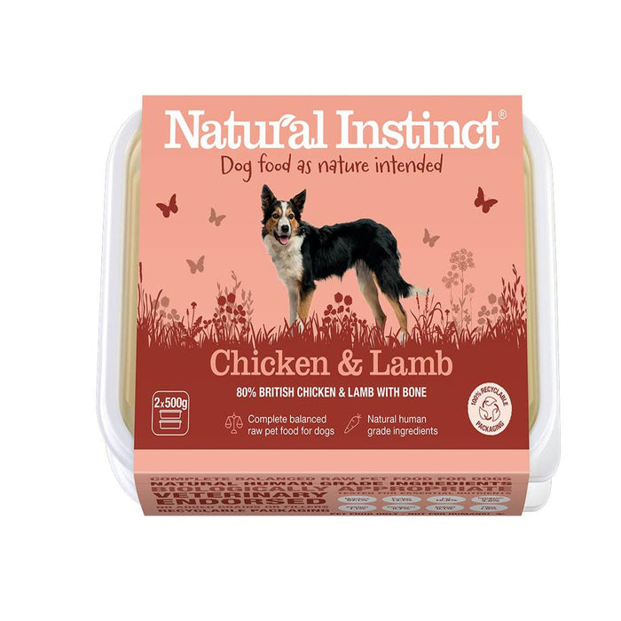 Natural Instinct Chicken & Lamb 2x500g