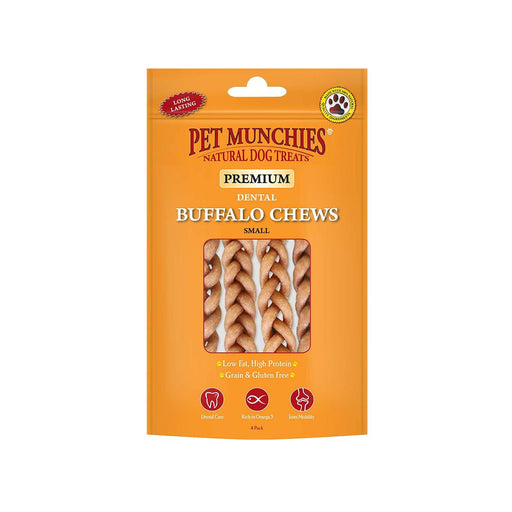 Pet Munchies Buffalo Chews Small 55g 4pk