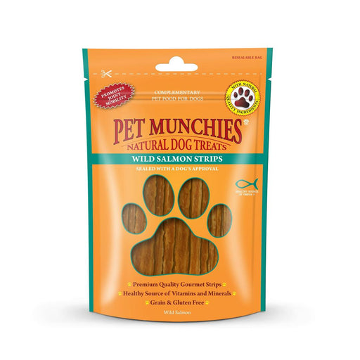 Pet Munchies Wild Salmon Strips 80g