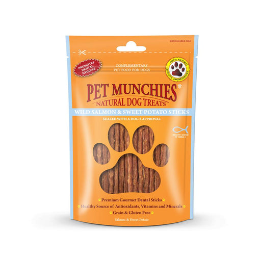 Pet Munchies Wild Salmon & Sweet Potato Sticks 90g