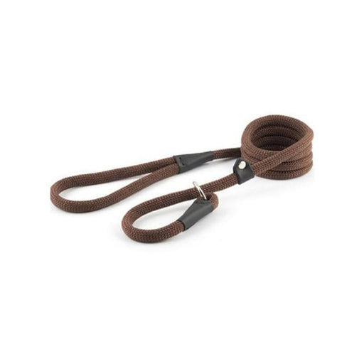 Ancol Timberwolf Delux Slip Lead Brown 1.5m