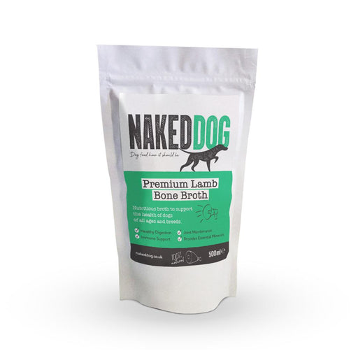 Naked Dog Bone Broth Premium Lamb 500ml