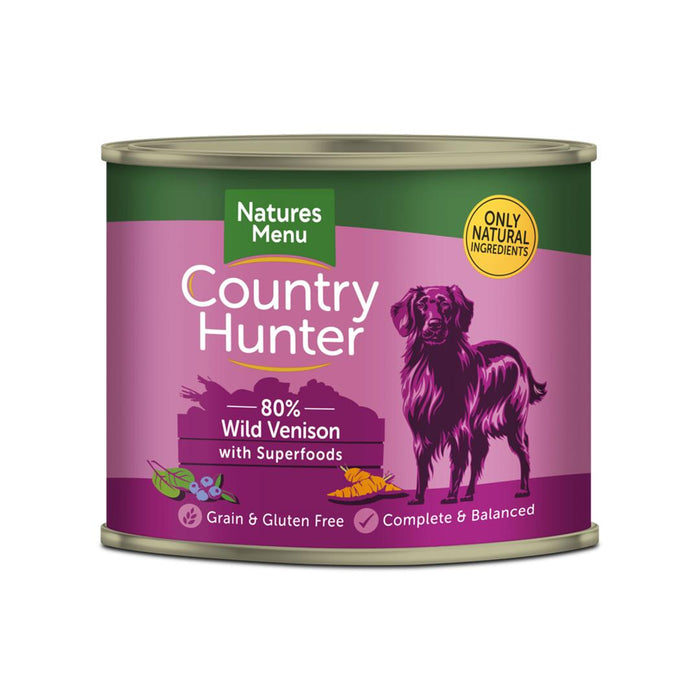 Natures Menu Country Hunter Can Venison 600g