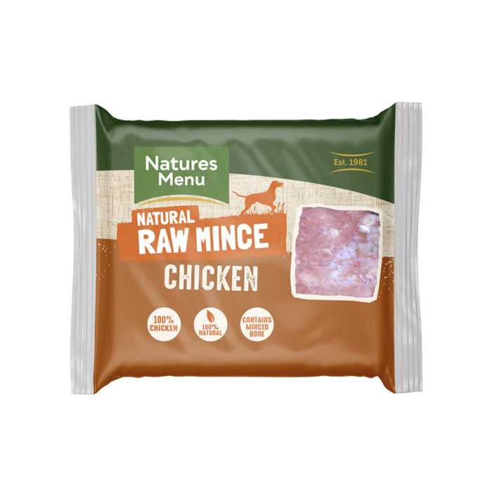 Natures Menu Raw Block Chicken 400g