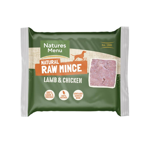 Natures Menu Raw Block Lamb & Chicken 400g