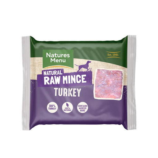 Natures Menu Raw Block Turkey 400g