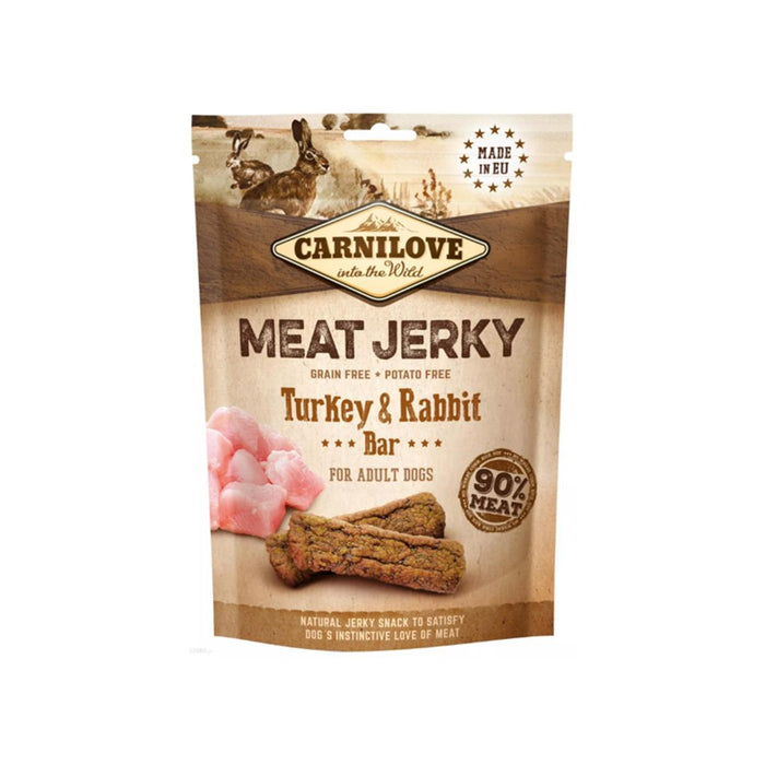 Carnilove Meat Jerky Turkey & Rabbit Bar 100g