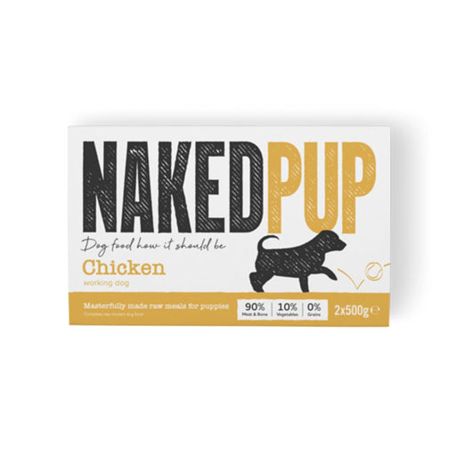 Naked Dog Puppy Chicken 2x500g