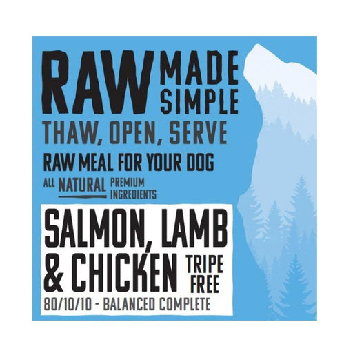 RMS Salmon, Lamb & Chicken Tripe Free 500g