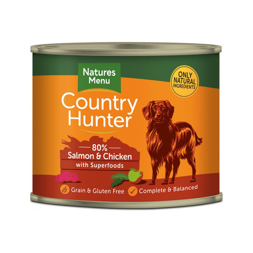 Natures Menu Country Hunter Can Salmon & Chicken 600g