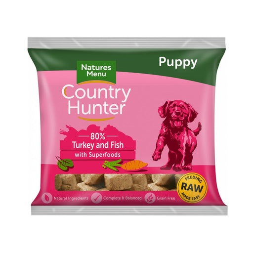 Natures Menu Country Hunter Nuggets Puppy Turkey & Fish 1kg
