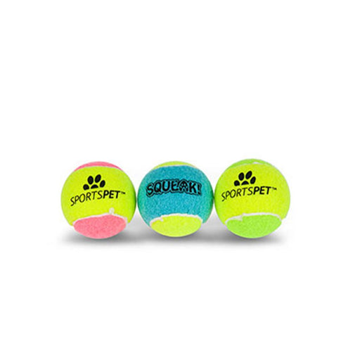 SportsPet Squeak Tennis Ball Single