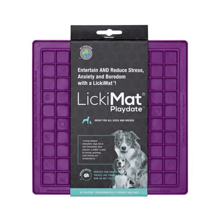 LickiMat Playdate Classic Purple 20cm