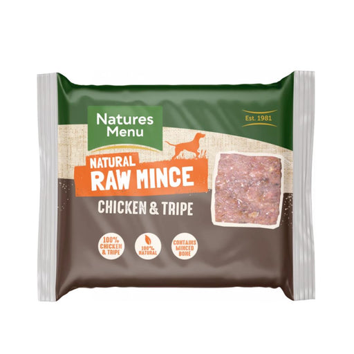Natures Menu Raw Block Chicken & Tripe 400g