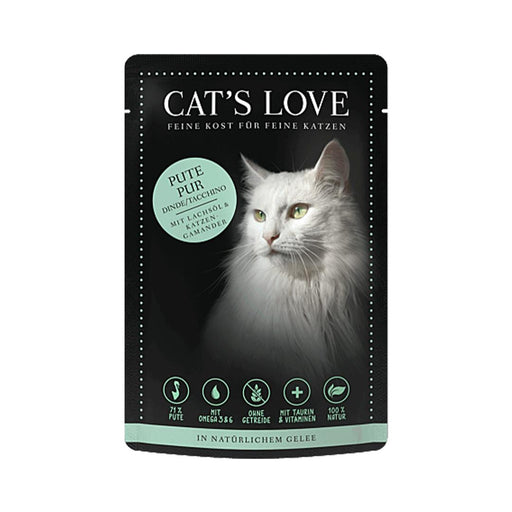 Cats Love Pouch Pure Turkey 85g