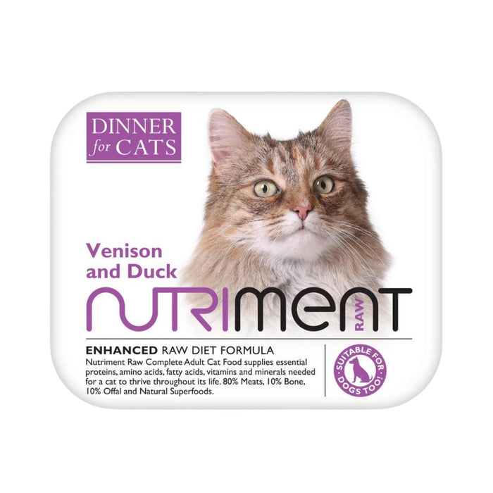 Nutriment Dinner for Cats Venison & Duck 175g