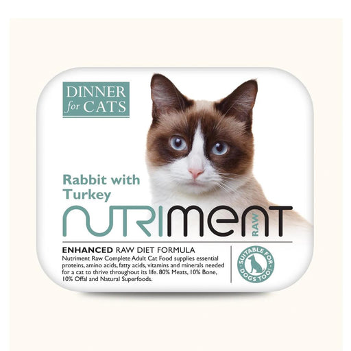 Nutriment Dinner for Cats Rabbit & Turkey 175g