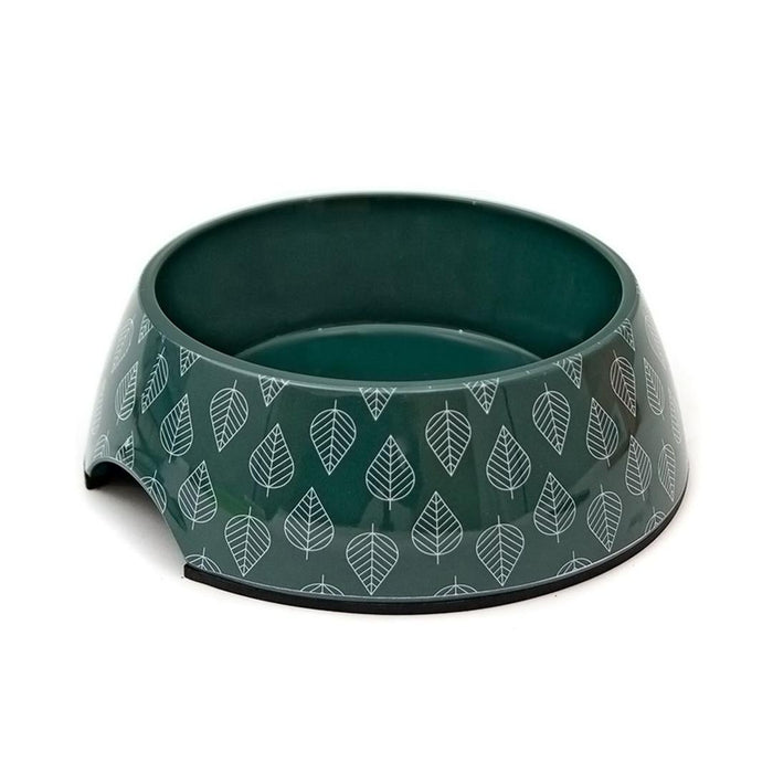 Great & Small Green Leaf Melamine Bowl 17.5cm