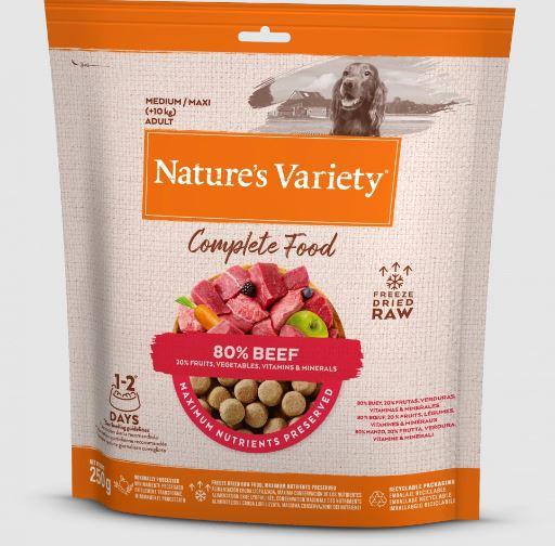 Natures Variety Freeze Dried Complete Dinner BEEF 250g