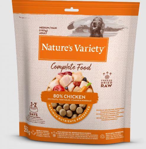 Natures Variety Freeze Dried Complete Dinner CHICKEN 250g