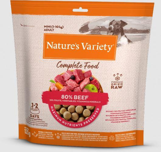 Natures Variety Freeze Dried Complete Dinner Beef 120g