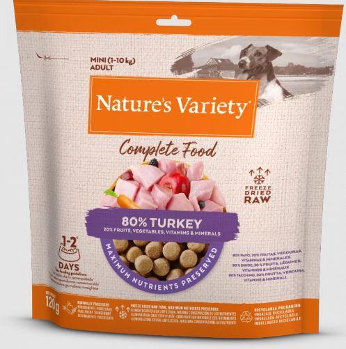 Natures Variety Freeze Dried Complete Dinner Turkey 120g