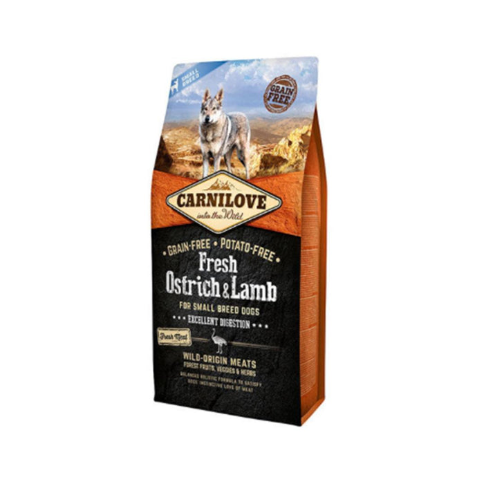 Carnilove Dog Ostrich & Lamb Small Breed 6kg