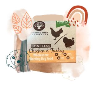 Nurture Them Naturally Boneless Chicken & Turkey 500g