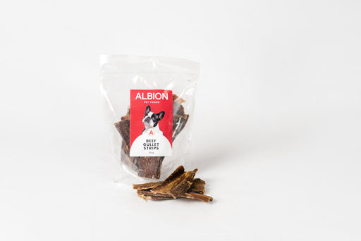 Albion Treats Beef Gullet Strips 200g