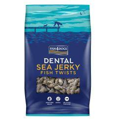 Fish4Dogs Dental Sea Jerky Fish Twists 100g