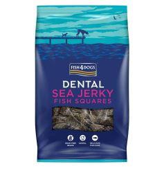 Fish4Dogs Dental Sea Jerky Fish Squares 115g