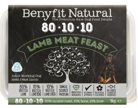 Benyfit Natural 80/10/10 Lamb 1kg