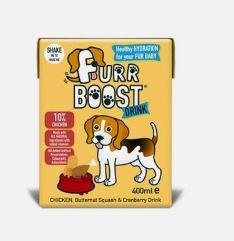 Furr Boost Chicken Butternut Squash and Cranberry Dog Drink 400ml