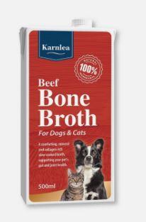 Karnlea Beef Bone Broth for Dogs and Cats 500ml
