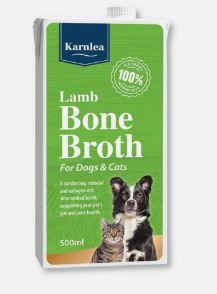 Karnlea Lamb Bone Broth for Dogs and Cats 500ml