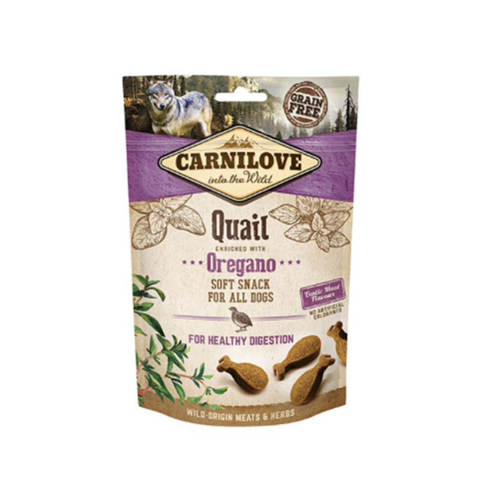 Carnilove Treats Semi Moist Quail & Oregano 200g