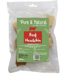 Pure & Natural Beef Headskin 200g
